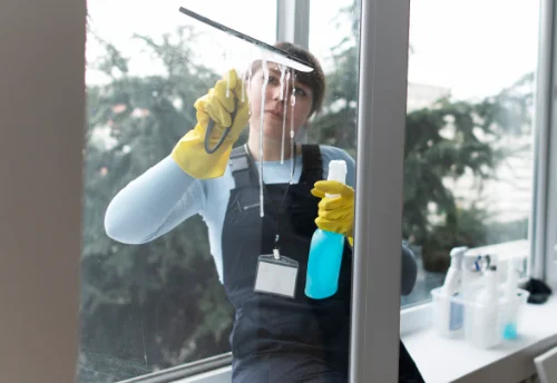 Nettoyage de vitres intérieures et extérieures à Sormonne